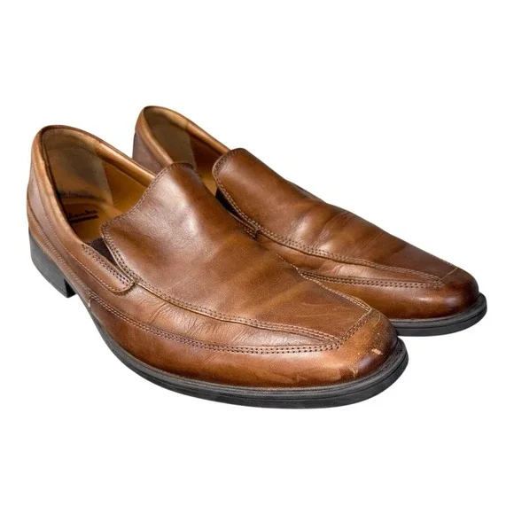 Clarks | Shoes | Size 3m Clarks Leather Shoes Brown Men  display picture 3